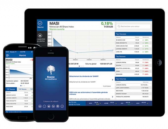 بورصة الدار البيضاء تطلق تطبيقا جديدا للهاتف النقال