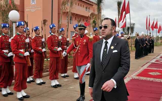 الملك محمد السادس  يستقبل في طنجة الرئيس الفرنسي فرانسوا هولاند