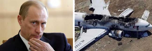 الكرملين يعلن أن سقوط الطائرة الروسية بسيناء عمل إرهابي، والرئيس بوتين يتوعد الإرهابيين بالانتقام
