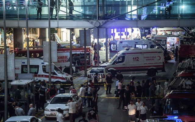 ارتفاع ضحايا انفجار مطار اسطنبول التركي إلى 50 قتيل