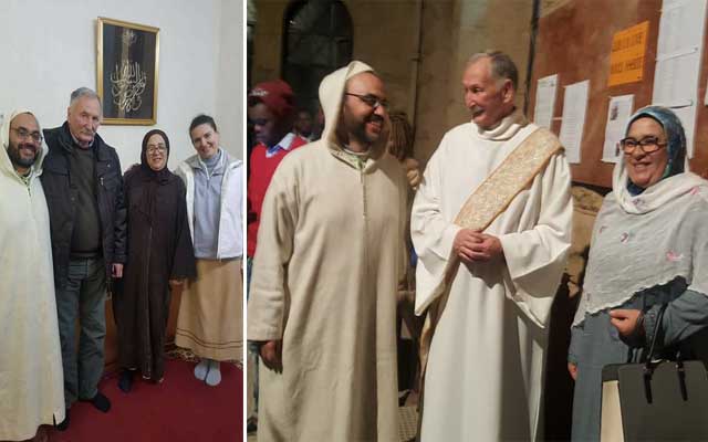 مكناس.. لهذا السبب حضر أعضاء بالزاوية الأمينية احتفالات الكنيسة الكاثوليكية بذكرى ميلاد المسيح