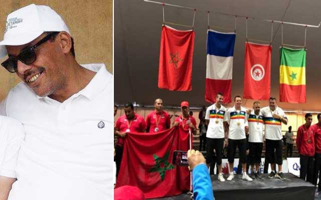 بولعسل يتوج المنتخب المغربي وصيفا لبطل العالم في الكرة الحديدية بكندا