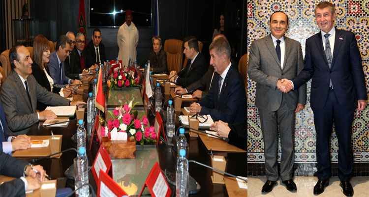 خلال استقباله من طرف المالكي..الوزير الأول للتشيك يشيد بدعوة الملك من أجل الحوار مع الجزائر
