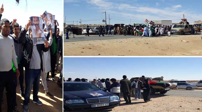 منعطف حاسم  للحراك ضد البوليساريو باستقبال القبائل الصحراوية للمعتصمين من قبيلة سواعد بالرابوني