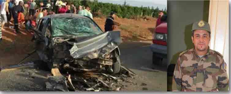 مصرع قائد قيادة لخوالقة باليوسفية إثر حادثة سير مروعة