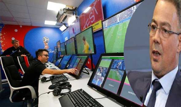 رسميا .. لقجع يعلن موعد استخدام "VAR" في الملاعب المغربية