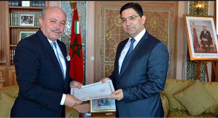 بوريطة يستقبل عبد الحميد عبداوي السفير الجزائري الجديد بالمغرب