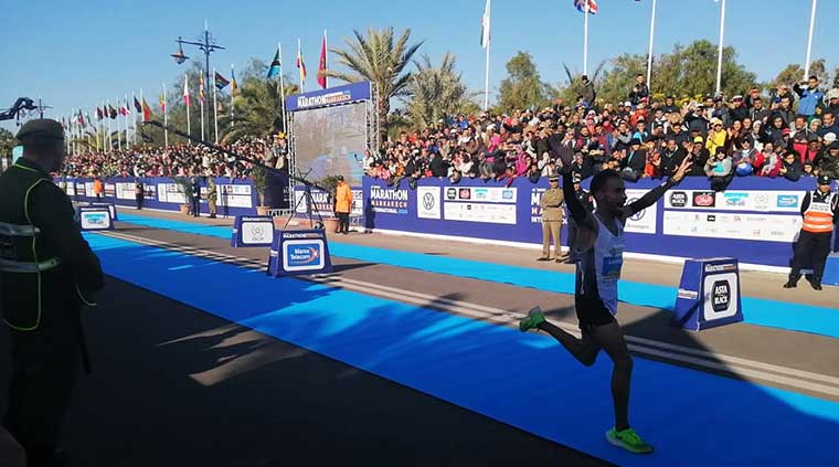 سيطرة مغاربية على ماراطون مراكش الدولي، والمغربي لقواحي يحطم الرقم القياسي