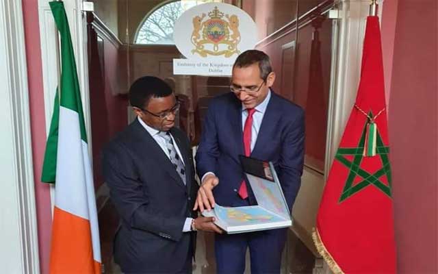 سفير كينيا في إيرلندا يزور عميد المجموعة الإفريقية بالسفارة المغربية في دبلن