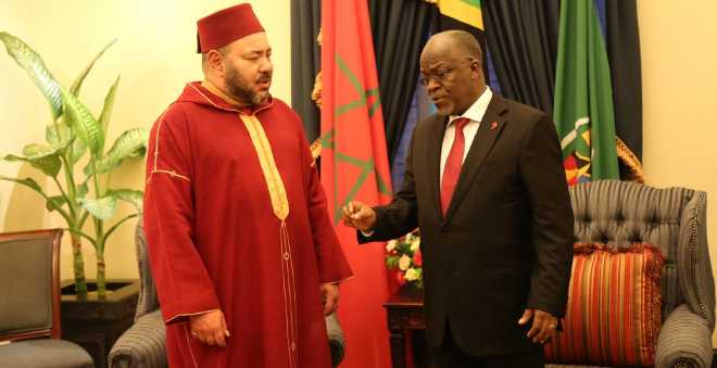 الملك يهنئ الرئيس التنزاني بالعيد الوطني لبلاده