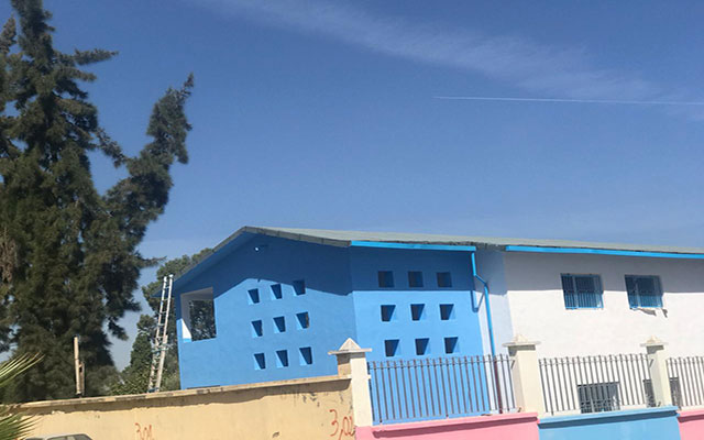 شعار المدرسة المتجددة والمنصفة والمواطنة  يتعثر بمدرسة الحسنية بوزان