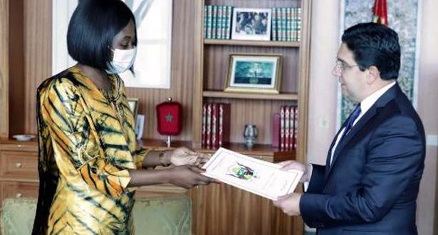 استلمها بوريطة.. وزيرة خارجية إفريقيا الوسطى حملت رسالة إلى الملك من الرئيس تواديرا