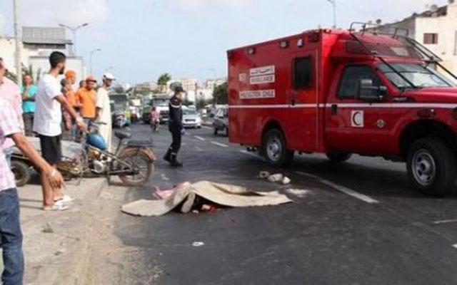 مصرع سائق دراجة نارية في حادثة سير مروعة بالفقيه بنصالح