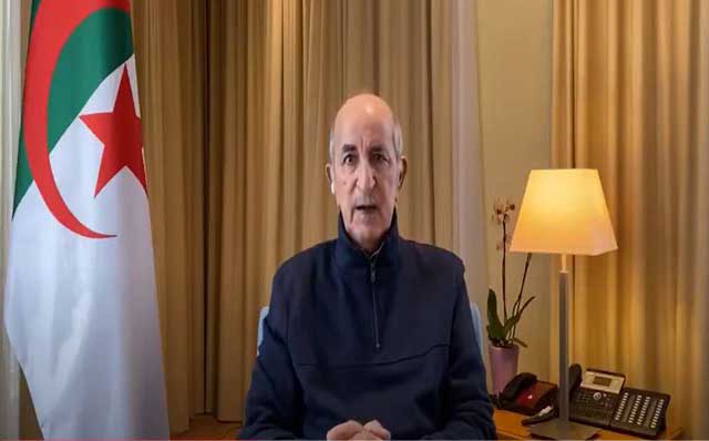 غاب منذ 28 أكتوبر...ماذا قال الرئيس الجزائري عبد المجيد تبون في أول ظهور على التلفزيون( مع فيديو)