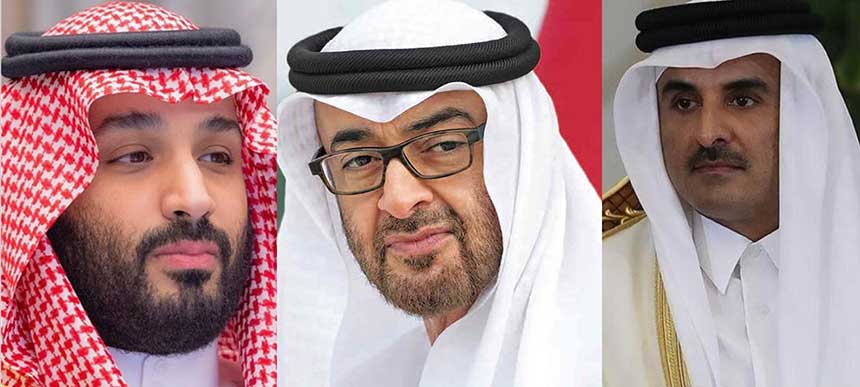 قادة دول الخليج يردمون خلافاتهم في القمة الخليجية بالسعودية
