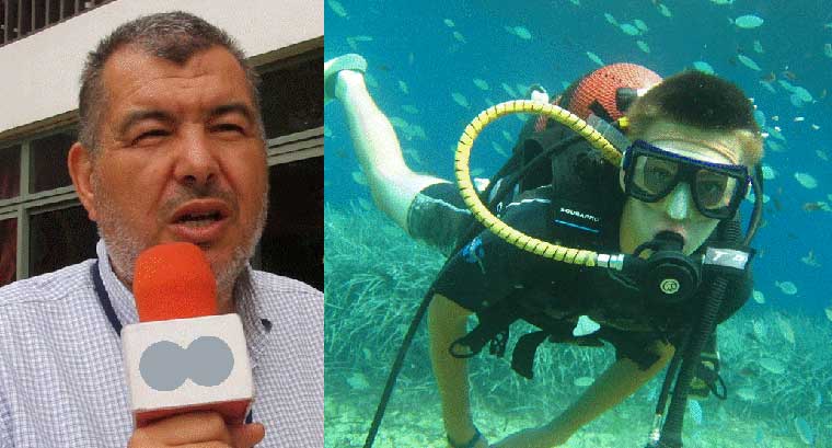 ماذا يقع تحت الماء في جامعة الغوص؟