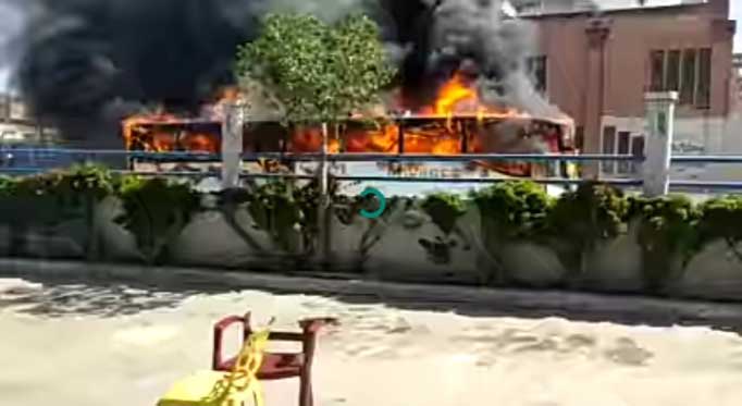 حريق مهول بحافلة يفجر المسكوت عنه بالمحطة الطرقية بسطات
