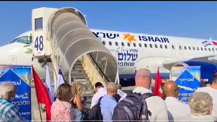 انطلاق أول رحلة جوية مباشرة من إسرائيل إلى المغرب