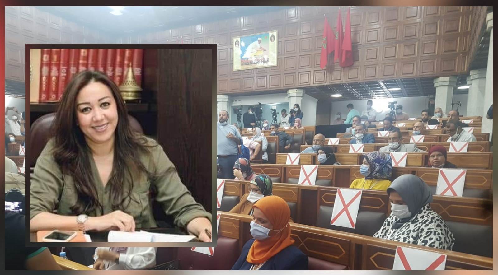 نبيلة ارميلي تفوز برئاسة مجلس مدينة البيضاء بحصولها على 105 صوتا