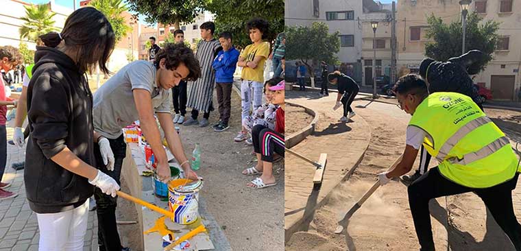 طلبة التجارة والتسيير بسطات يستثمرون في البيئة عبر هذا النشاط