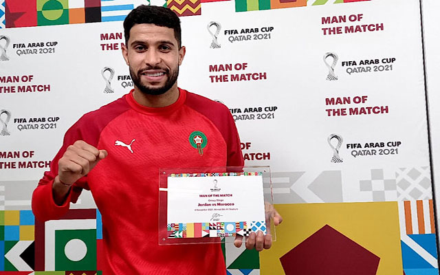 كأس العرب...اختيار المغربي جبران رجل المباراة ضد الأردن