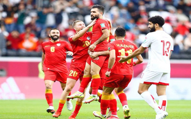 كأس العرب: سوريا تتجاوز تونس بثنائية نظيفة