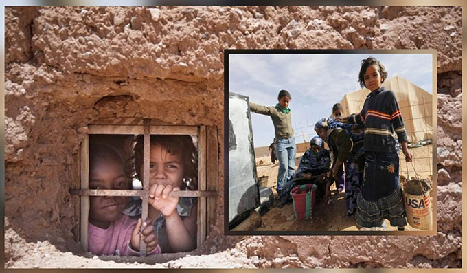 المجاعة في مخيمات  تندوف بالجزائر وقادة "بوليساريو" ينصحون الصحراويين المحتجزين بالصوم