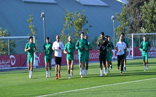 كأس أمم افريقيا .. المنتخب الوطني يجري آخر حصة تدريبية قبل التوجه للكاميرون