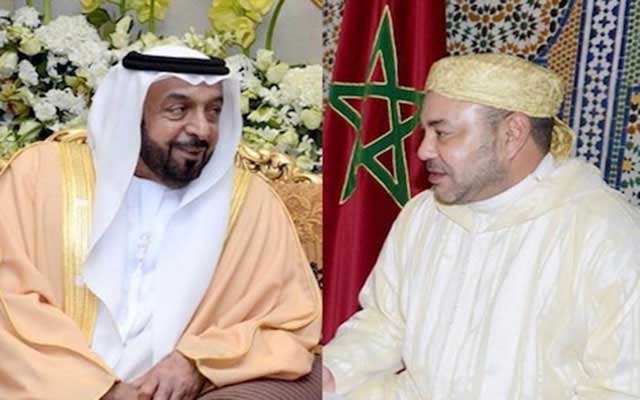 الملك يهنئ رئيس دولة الإمارات العربية المتحدة بمناسبة عيد ميلاده