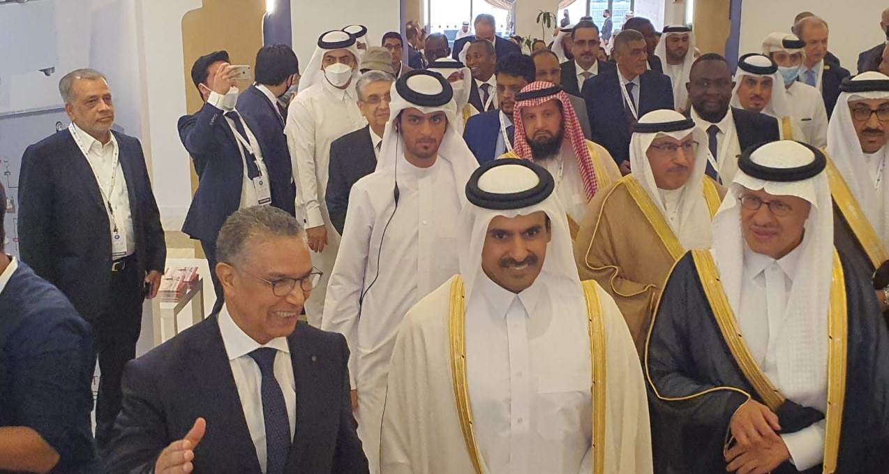 الدوحة: اهتمام عربي بجناح المكتب الوطني للكهرباء في افتتاح المؤتمر العام السابع للاتحاد العربي للكهرباء