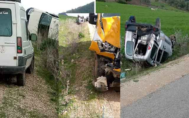 مكناس..حادثة سير خطيرة بجماعة سيدي عبد الله الخياط كادت تتسبب في الكارثة