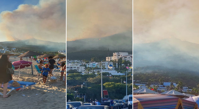 اندلاع حريق بغابة كابونيكرو والسلطات تطوقه