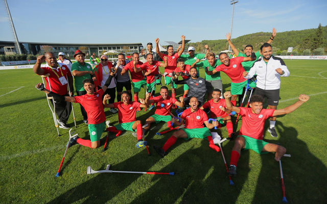 المنتخب الوطني المغربي لكرة القدم للمبتورين ينجح في الخطوة الأولى من كأس العالم