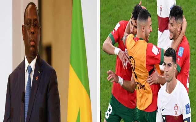 الرئيس السنغالي يهنئ أسود الأطلس إثر تأهلهم "التاريخي والرائع " لنصف نهائي مونديال 2022