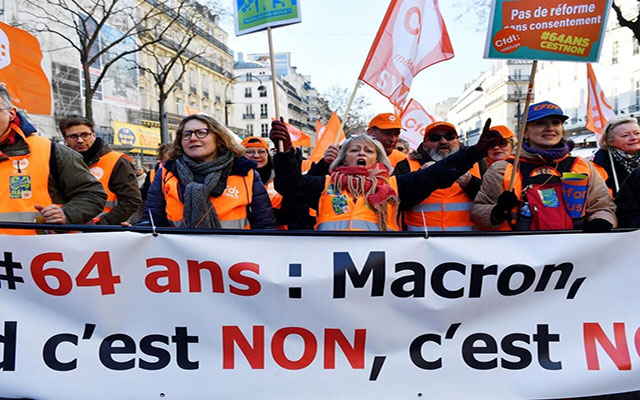 يوم تعبئة سابع ضد إصلاح قانون التقاعد في فرنسا