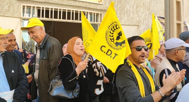 سلطات الدار البيضاء تمنع مسيرة الكونفدرالية الديمقراطية للشغل