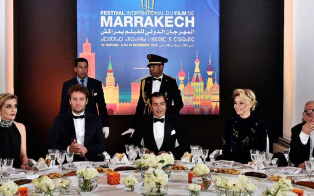 الأمير مولاي رشيد يترأس حفل عشاء أقامه الملك بمناسبة الافتتاح الرسمي لفعاليات الدورة العشرين للمهرجان الدولي للفيلم بمراكش