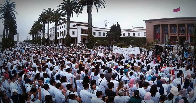 القطاع الطلابي لحزب التقدم والاشتراكية يعلن دعمه لاحتجاجات طلبة الطب والصيدلة