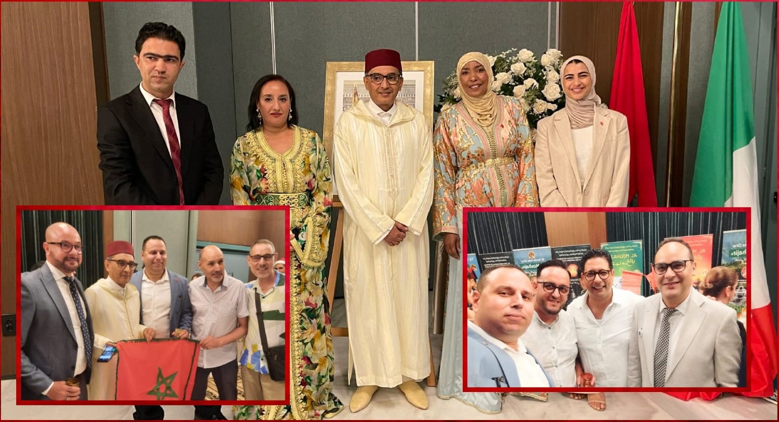 قنصلية المملكة المغربية  بميلانو تحتفي بعيد العرش