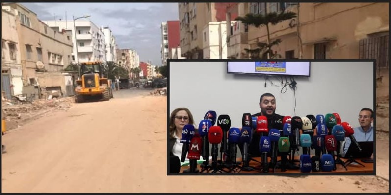 هدم وتهجير قسري للساكنة بحي المحيط.. مستشارو فيدرالية اليسار يستنكرون خرق السلطات للقانون (مع فيديو)