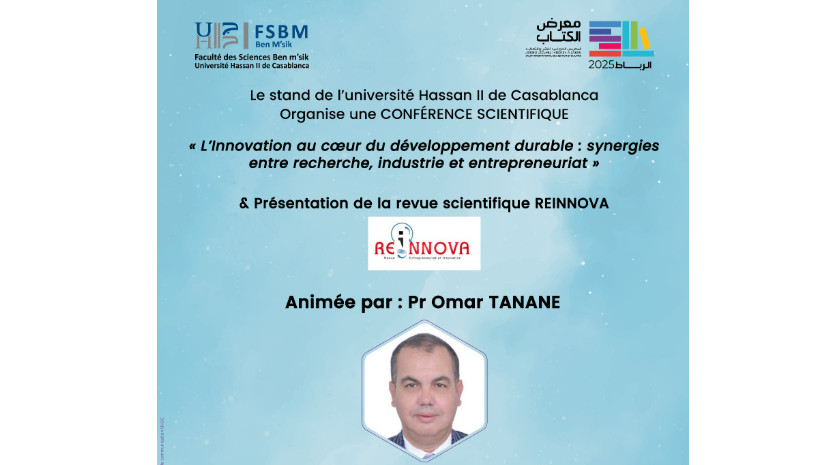 المعرض الدولي للكتاب.. جامعة الحسن الثاني بالدار البيضاء تنظّم ندوة حول الابتكار وتقدّم المجلة العلمية "رينوفا"