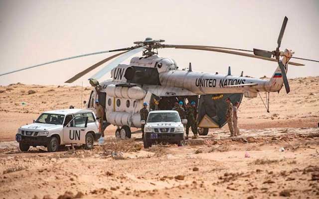 عناصر من البوليساريو تستهدف بالسلاح الناري دورية للمينورسو قرب الحدود المغربية الموريتانية